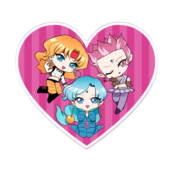 アクリルバッジ - 100 x 100 (mm)