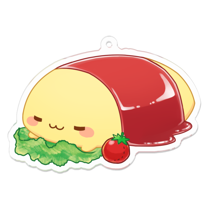 アクリルキーホルダー - 70 x 70 (mm)