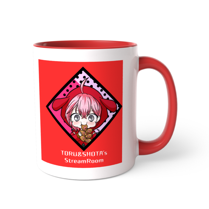 ツートンカラーマグカップ - 直径 8.2cm / 高さ 9.5cm