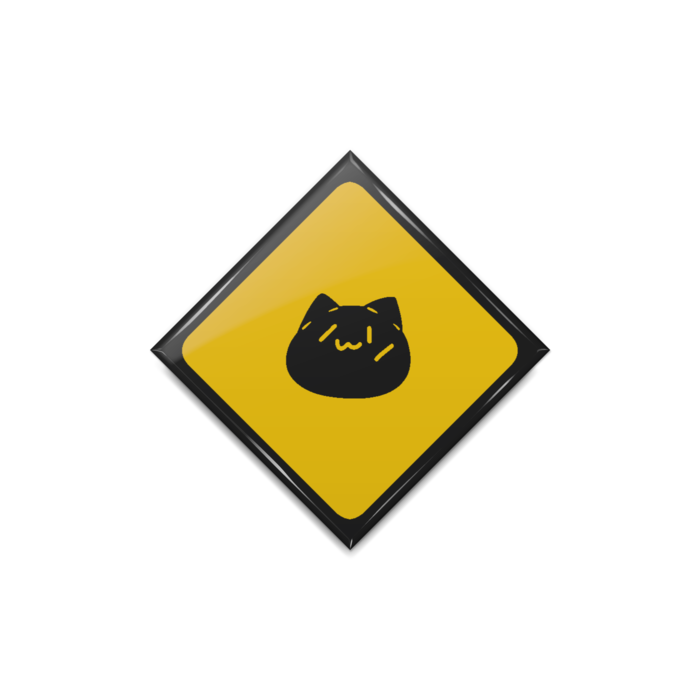 缶バッジ - ひし形40mm