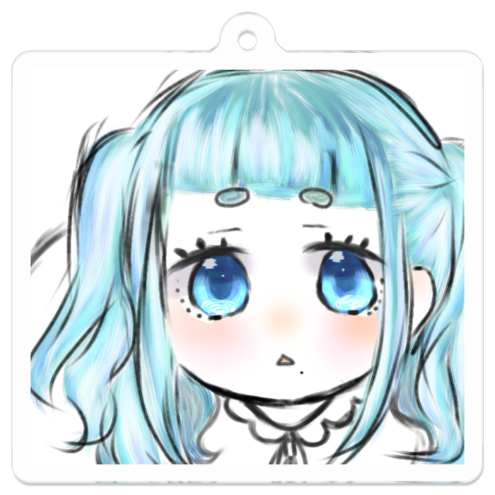 アクリルキーホルダー - 50 x 50 (mm)