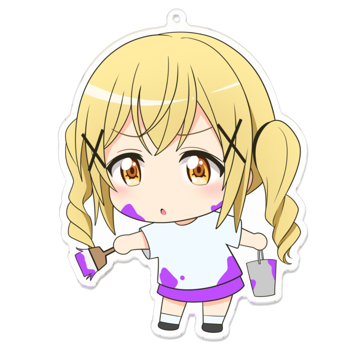 【市ヶ谷有咲】アクリルキーホルダー - 100 x 100 (mm)(2)