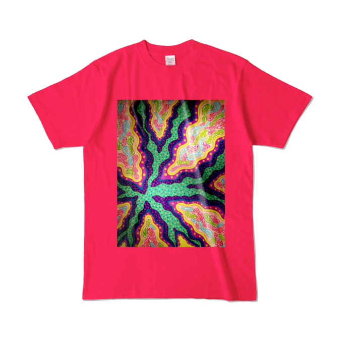 カラーTシャツ - L - ホットピンク (濃色)