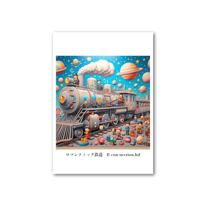 フォト風カード - 縦 - 片面