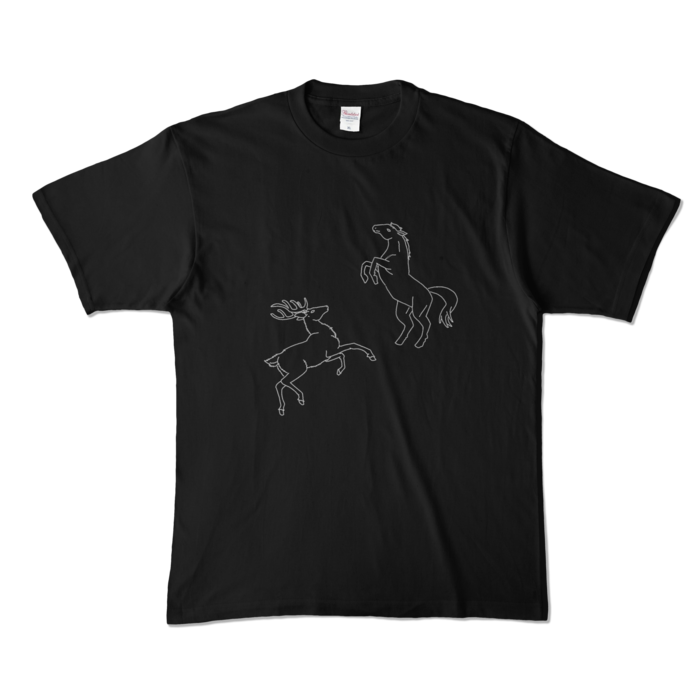 カラーTシャツ - XL - ブラック (濃色)