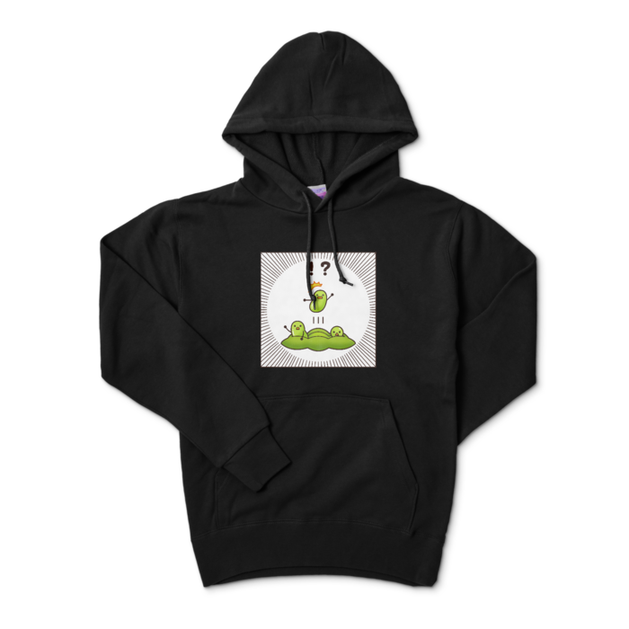 プルパーカー　黒　S