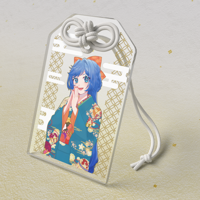 アクリルお守り - 50 × 80mm