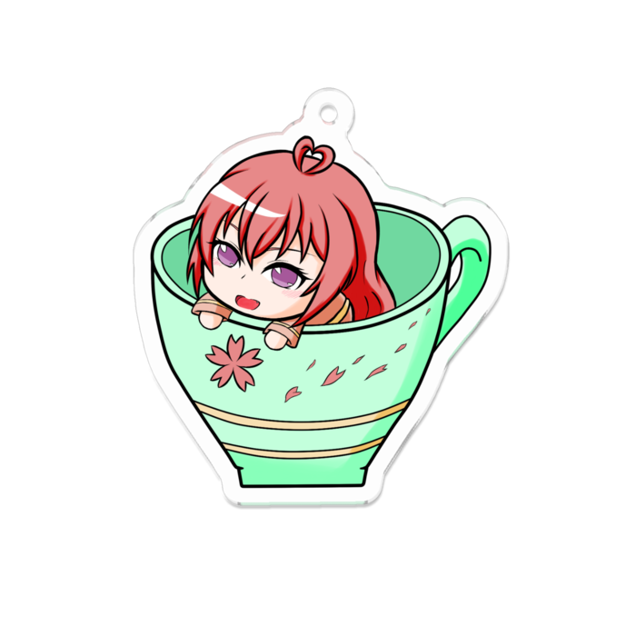 アクリルキーホルダー - 70 x 70 (mm)