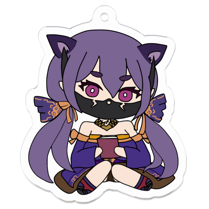 アクリルキーホルダー - 50 x 50 (mm)