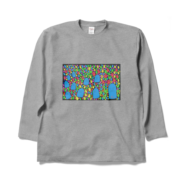 ロングスリーブTシャツ - XL - 杢グレー