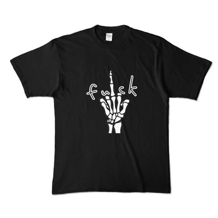 カラーTシャツ - XL - ブラック (濃色)