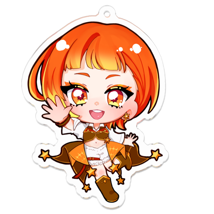 アクリルキーホルダー - 70 x 70 (mm)