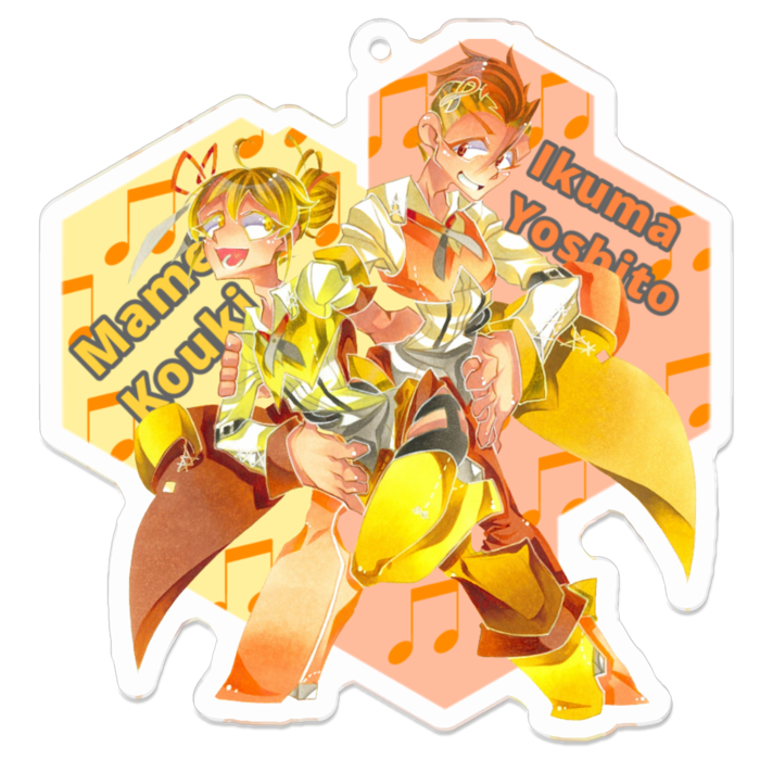 アクリルキーホルダー - 70 x 70 (mm)