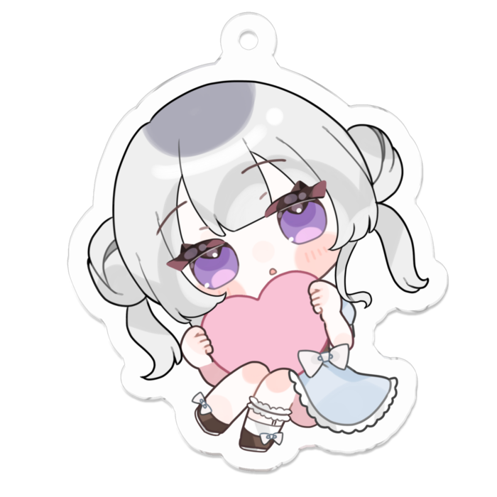 アクリルキーホルダー - 50 x 50 (mm)