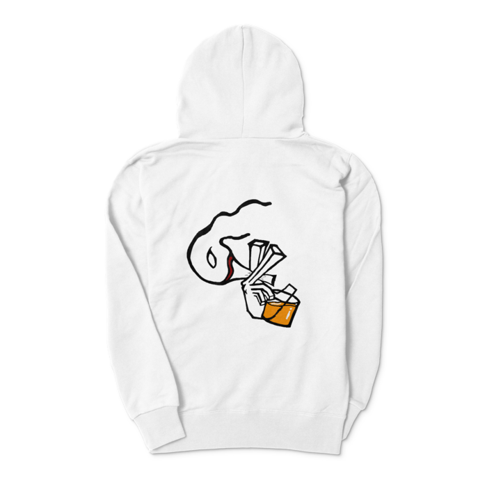 ジップパーカー - S - ホワイト