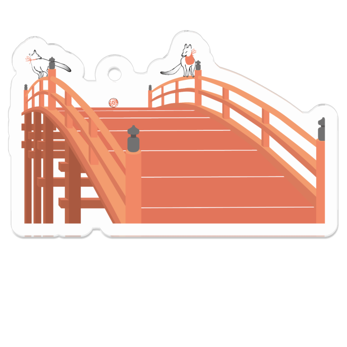 アクリルキーホルダー - 50 x 50 (mm)