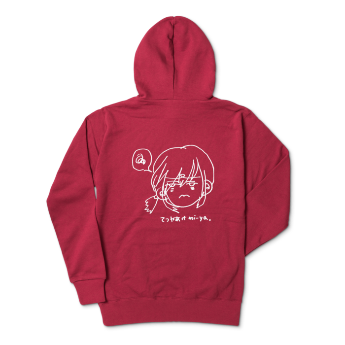 ジップパーカー - L - 背面