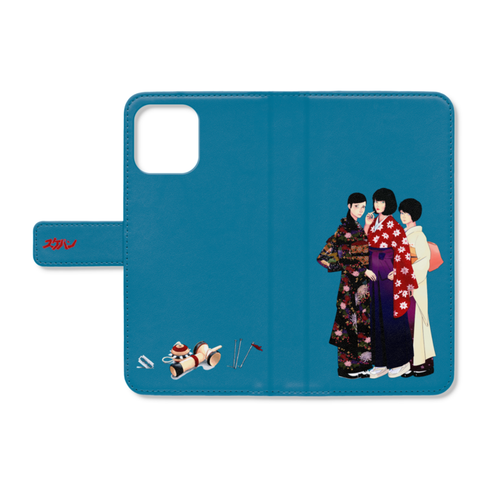 手帳型iPhoneケース - iPhone12 ProMax - ストラップ穴 なし