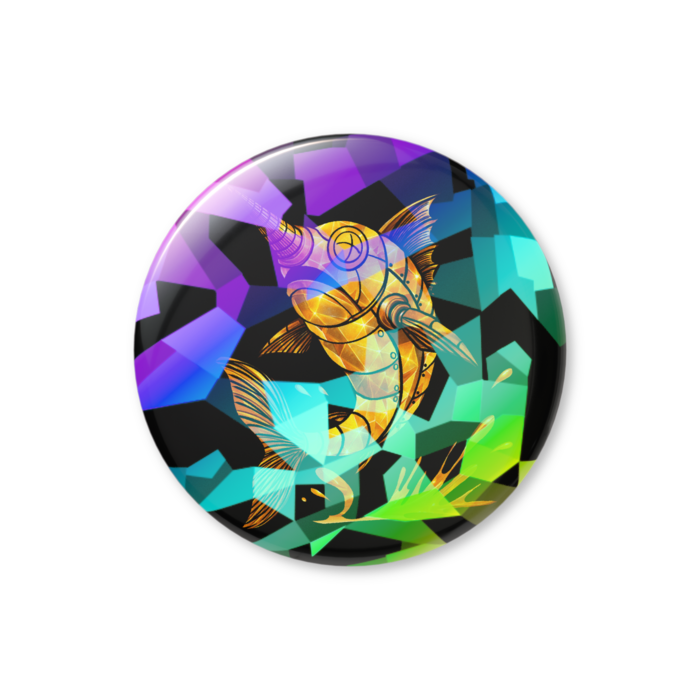 ホログラム缶バッジ - 44mm
