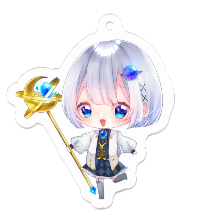 アクリルキーホルダー - 50 x 50 (mm)