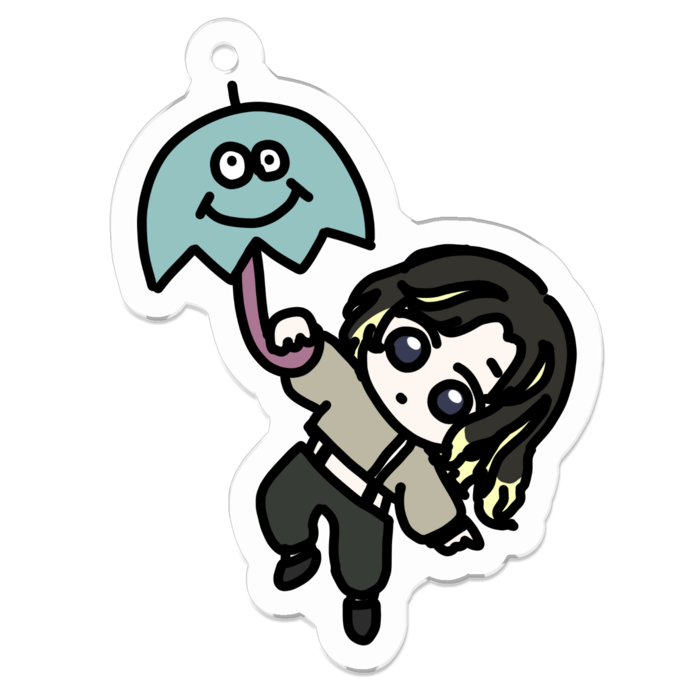 アクリルキーホルダー - 50 x 50 (mm)