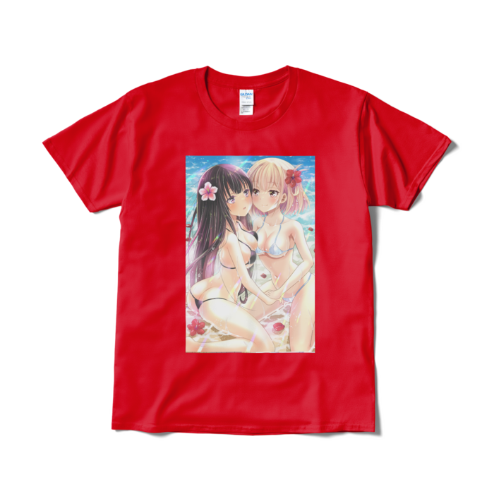 Tシャツ(短納期) - L - レッド