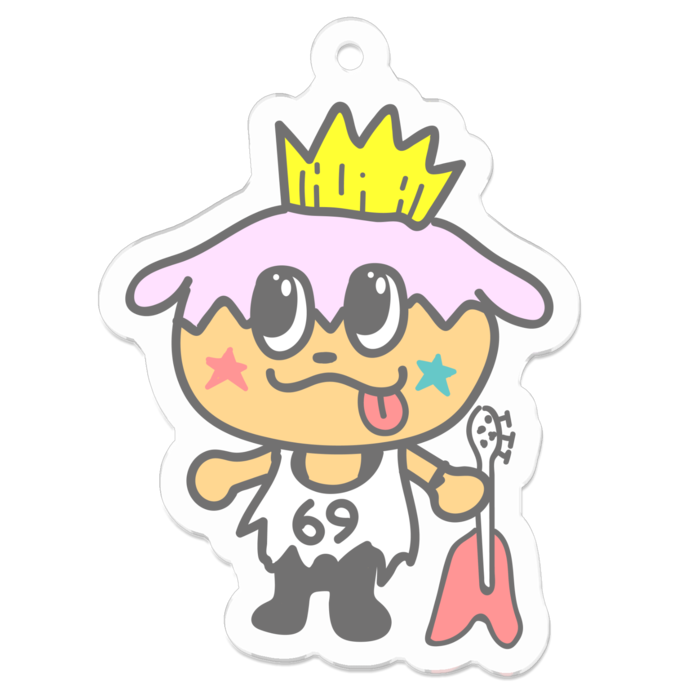 アクリルキーホルダー - 50 x 50 (mm)