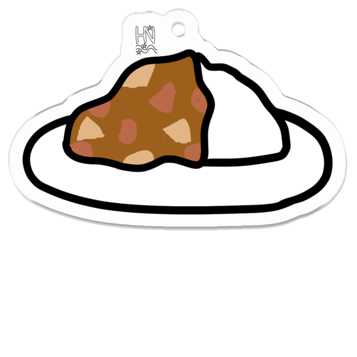 アクリルキーホルダー（コーティング） - 50 x 50 (mm)