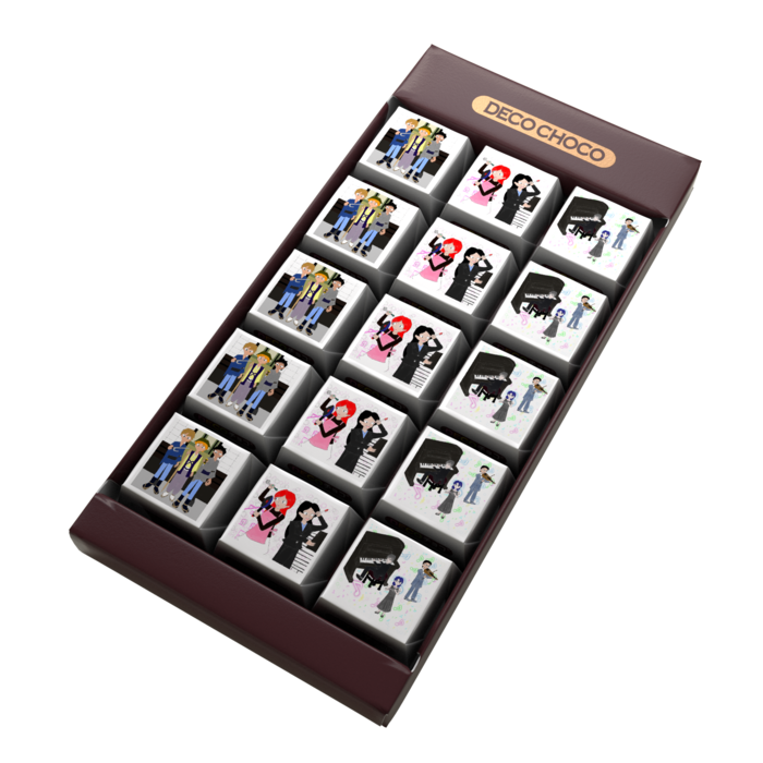 DECOチョコ - 列ごとにデザイン