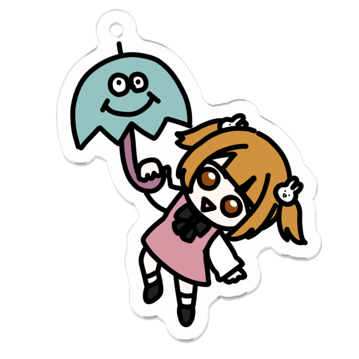 アクリルキーホルダー - 50 x 50 (mm)