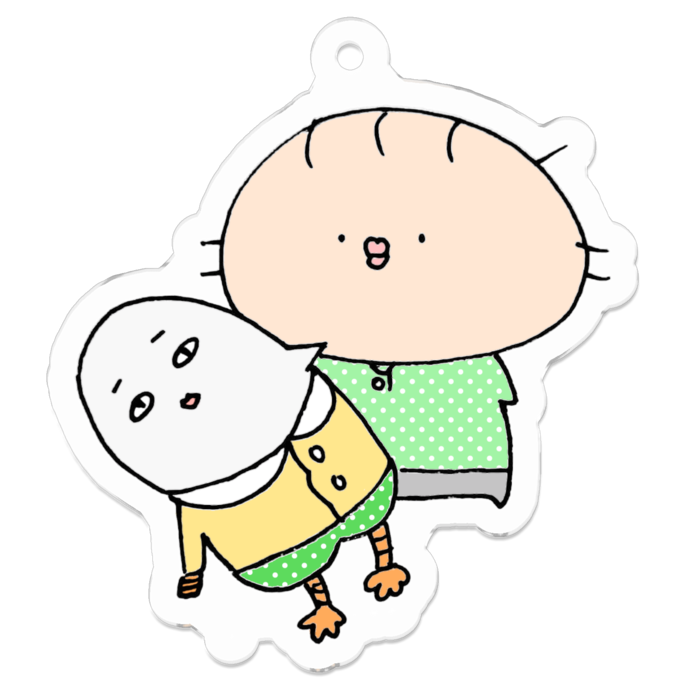 アクリルキーホルダー - 50 x 50 (mm)