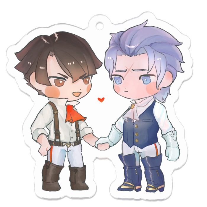 アクリルキーホルダー - 50 x 50 (mm)