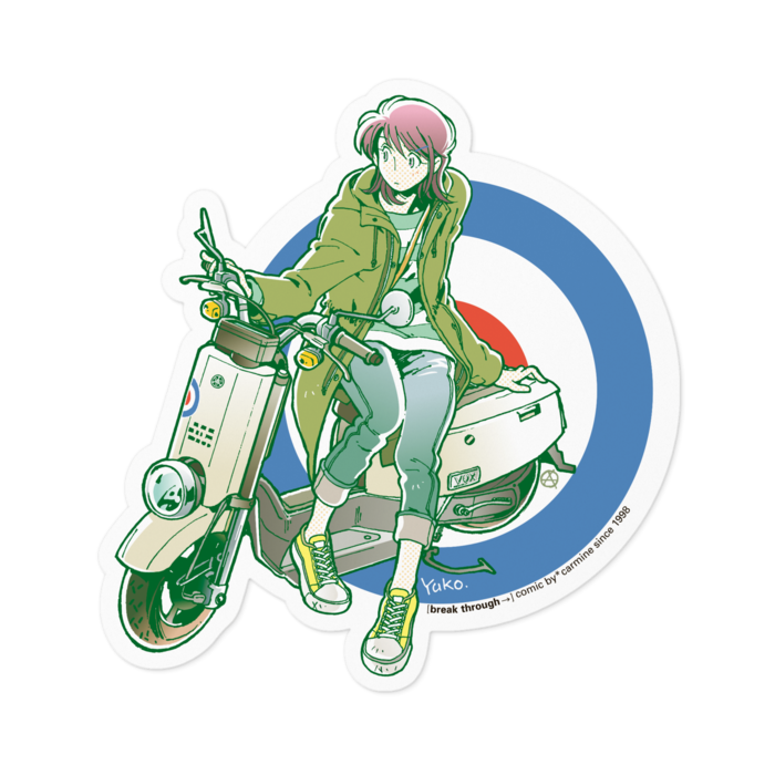 ステッカー - 100 x 100 (mm)