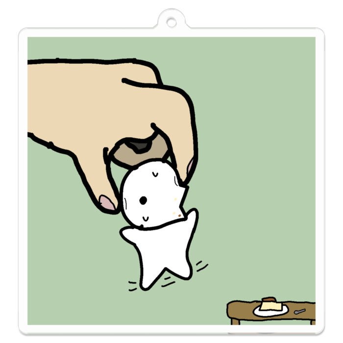 1.つまみ食いがバレた！ - 70 x 70 (mm)