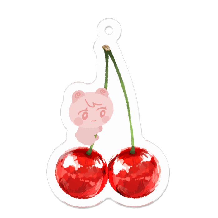 アクリルキーホルダー - 50 x 50 (mm)