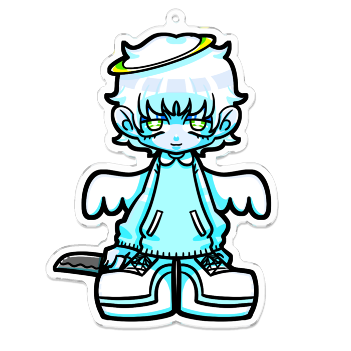 アクリルキーホルダー - 100 x 100 (mm)