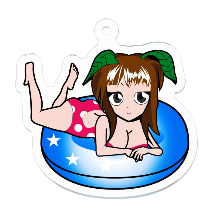 アクリルキーホルダー - 50 x 50 (mm)