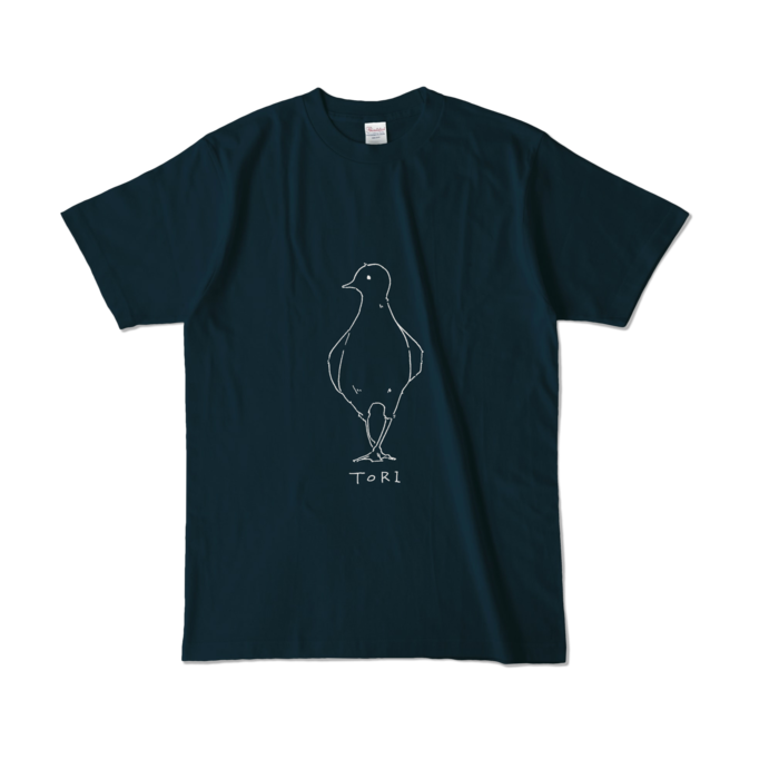 カラーTシャツ - L - ネイビー (濃色)