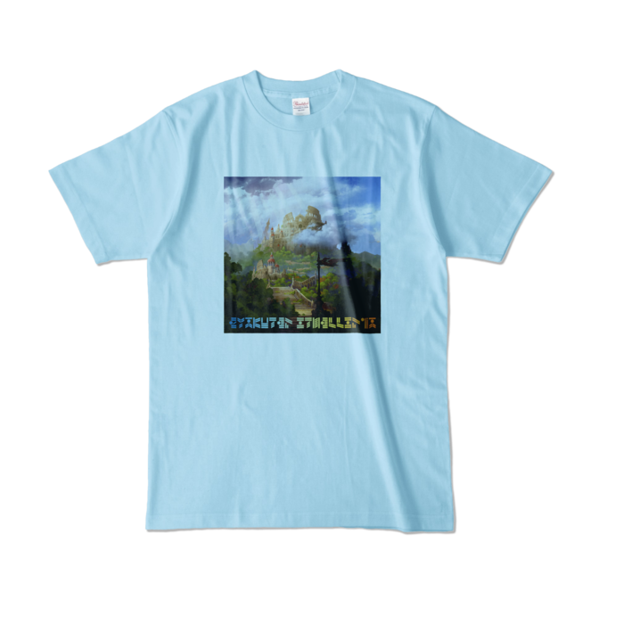 コロシアム デザインTシャツ（L/ライトブルー）