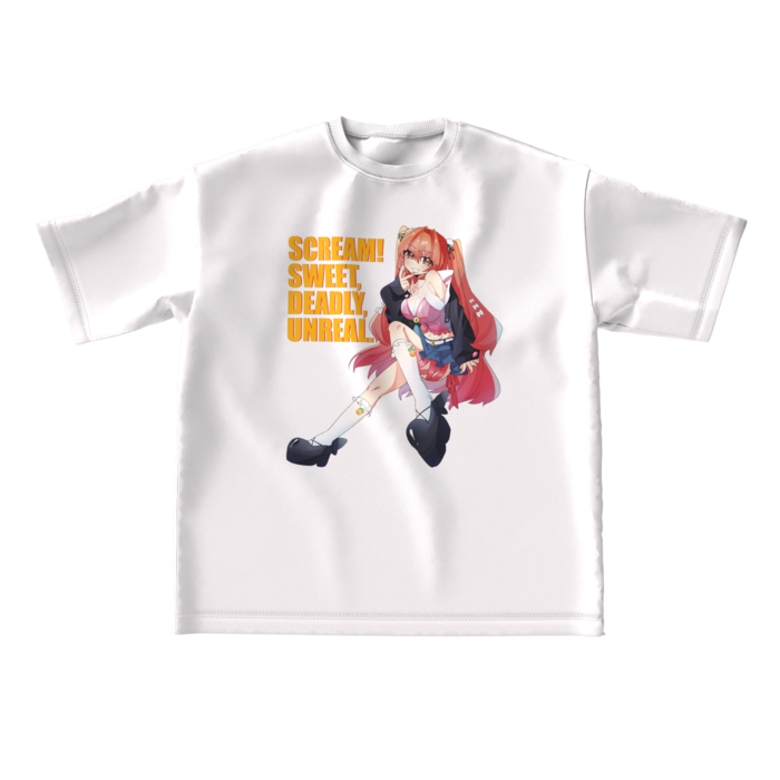 ビッグシルエットTシャツ白 - L - 