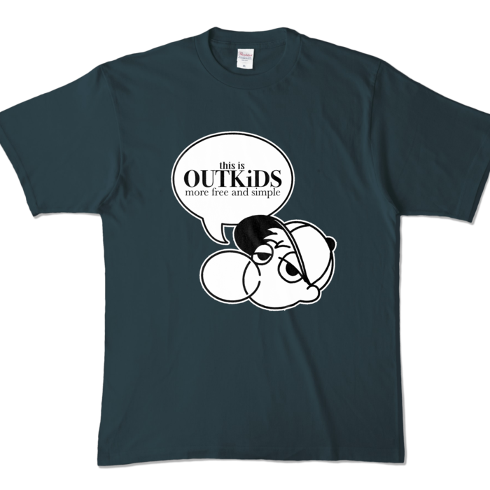 カラーTシャツ - XL - デニム (濃色)