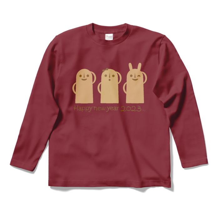 ロングスリーブTシャツ - S - バーガンディ