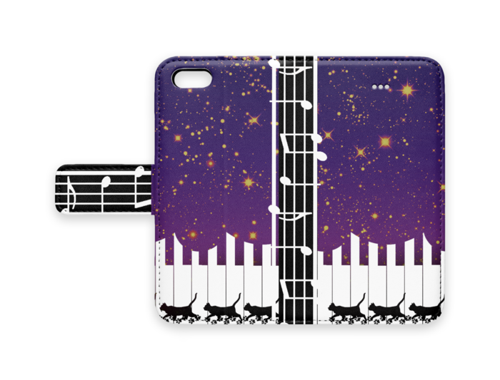 手帳型iPhoneケース - iPhone5 - ストラップ穴 なし