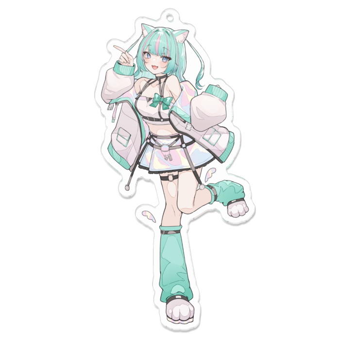 アクリルキーホルダー - 100 x 100 (mm)