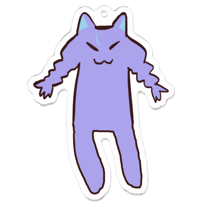 アクリルキーホルダー(ネルモドキ) - 70 x 70 (mm)