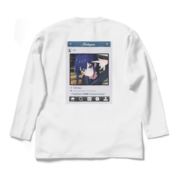 ロングスリーブTシャツ - L - ホワイト