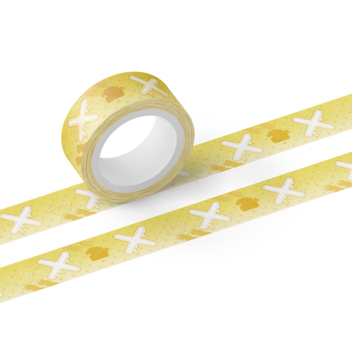 マスキングテープ(黄) - テープ幅 15mm
