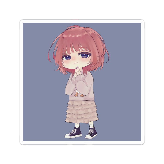 アクリルバッジ - 70 x 70 (mm)