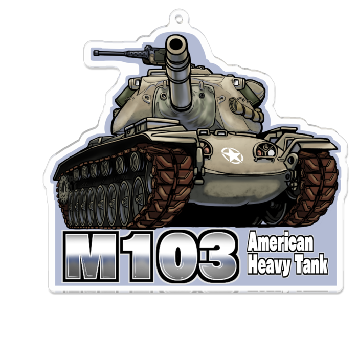 アクリルキーホルダー(コーティング) - 100 x 100 (mm)
