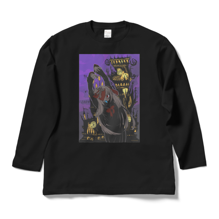 ロングスリーブTシャツ - L - ブラック
